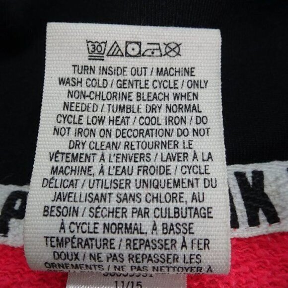 Pink Victoria's Secret Red Quarter Zip Shirt Small - Picture 5 of 5